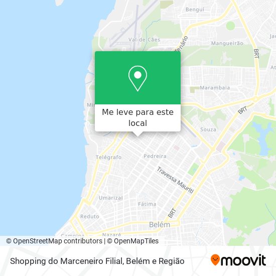 Shopping do Marceneiro Filial mapa