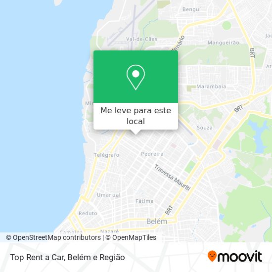 Top Rent a Car mapa