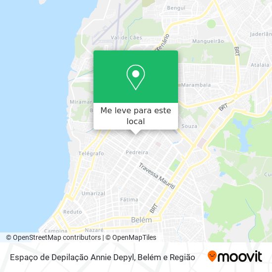 Espaço de Depilação Annie Depyl mapa