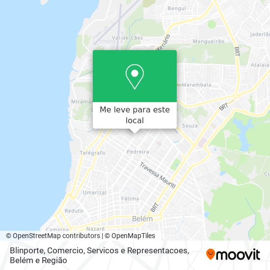 Blinporte, Comercio, Servicos e Representacoes mapa