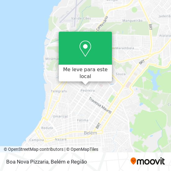 Boa Nova Pizzaria mapa