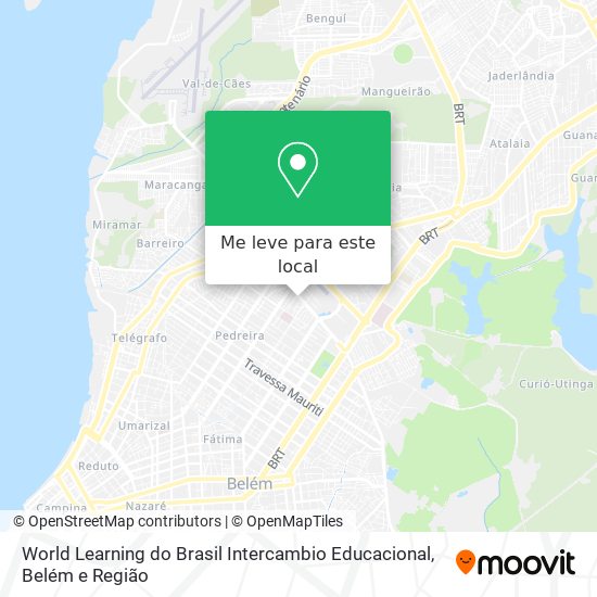 World Learning do Brasil Intercambio Educacional mapa