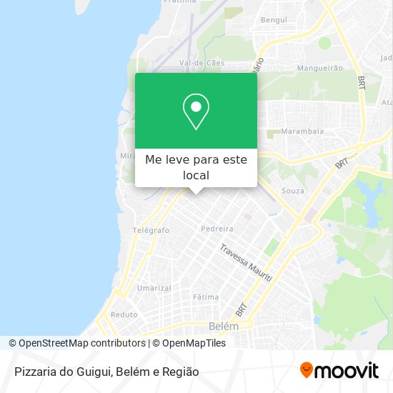 Pizzaria do Guigui mapa