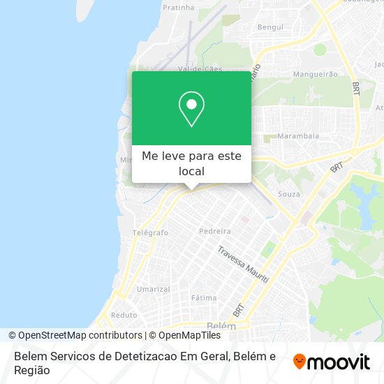 Belem Servicos de Detetizacao Em Geral mapa