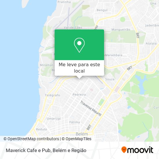 Maverick Cafe e Pub mapa