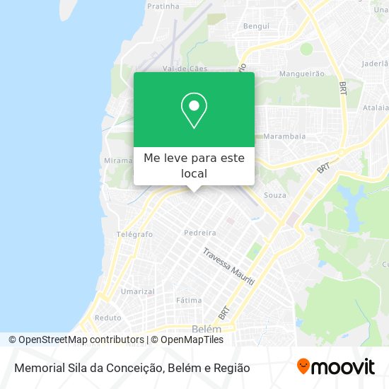 Memorial Sila da Conceição mapa
