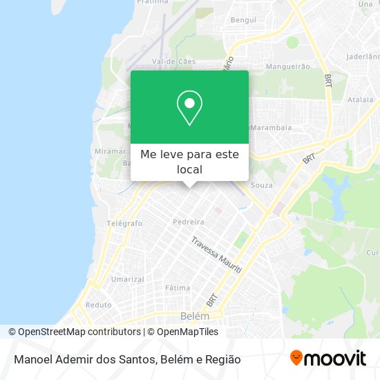 Manoel Ademir dos Santos mapa