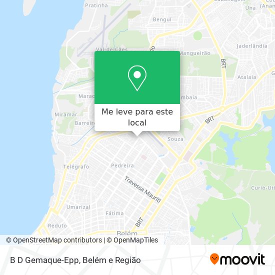 B D Gemaque-Epp mapa