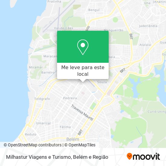 Milhastur Viagens e Turismo mapa