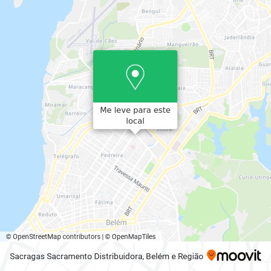 Sacragas Sacramento Distribuidora mapa