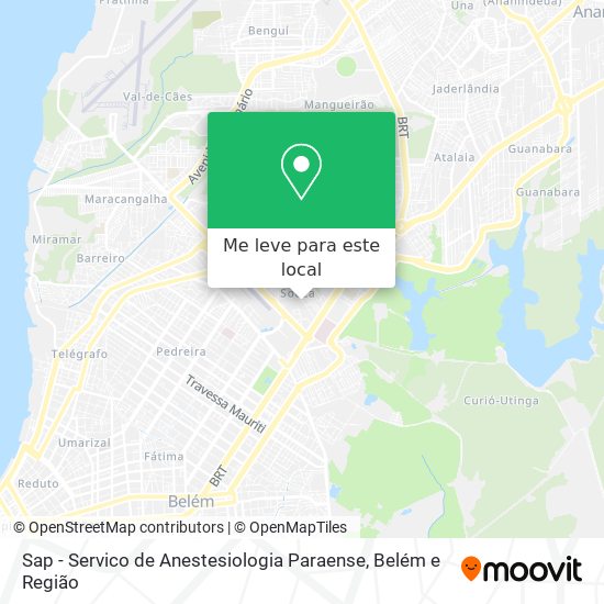 Sap - Servico de Anestesiologia Paraense mapa