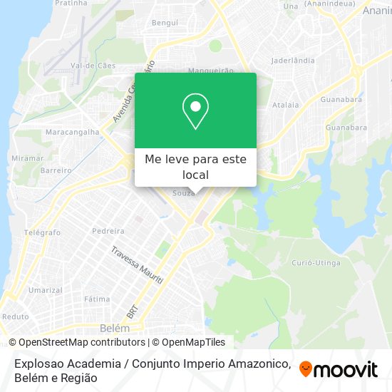 Explosao Academia / Conjunto Imperio Amazonico mapa