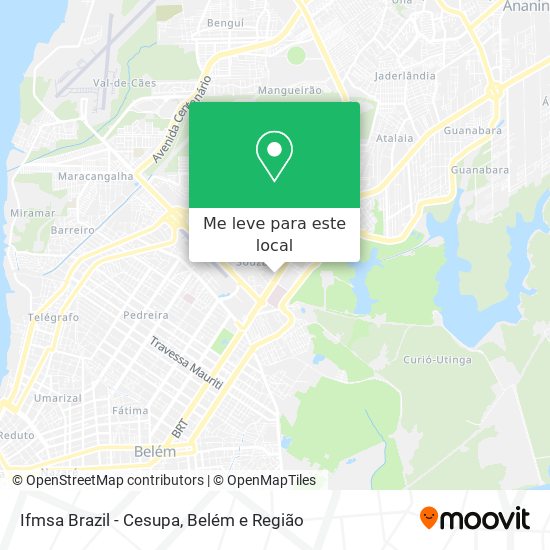 Ifmsa Brazil - Cesupa mapa