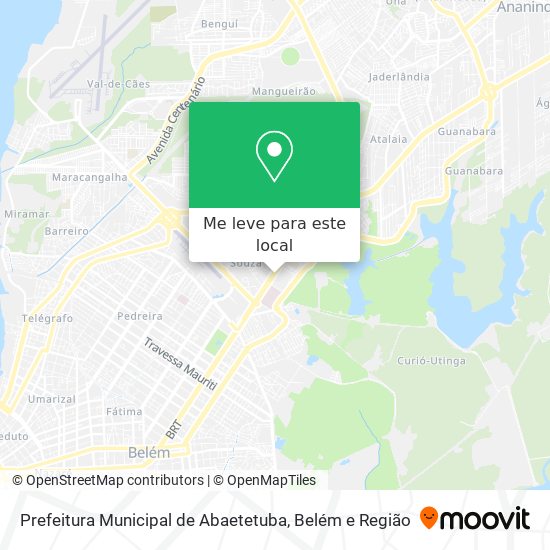Prefeitura Municipal de Abaetetuba mapa