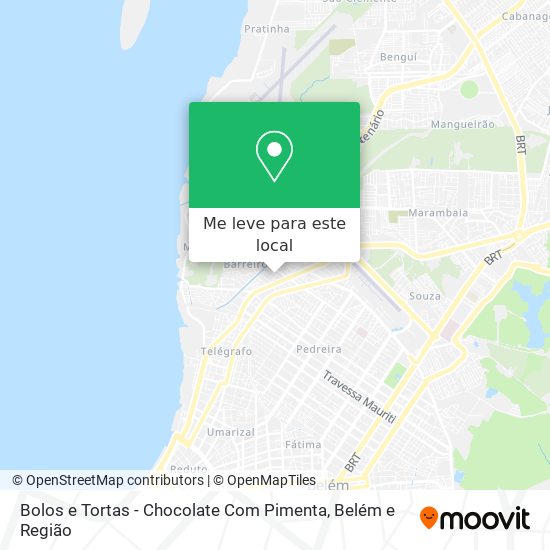 Bolos e Tortas - Chocolate Com Pimenta mapa