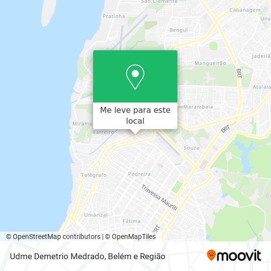 Udme Demetrio Medrado mapa