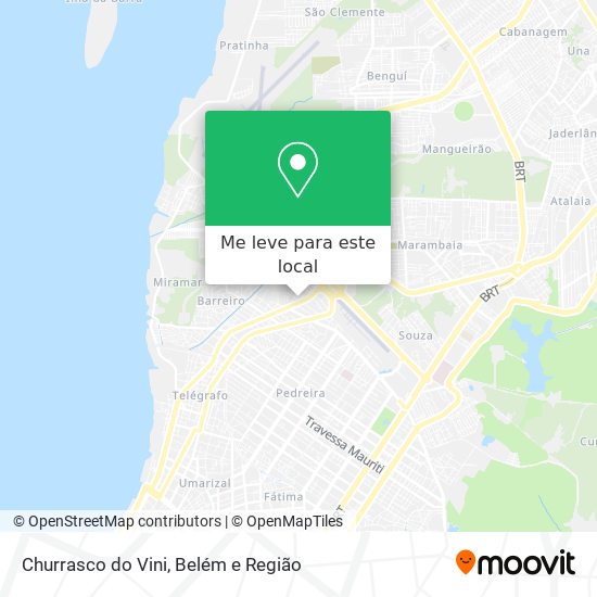 Churrasco do Vini mapa
