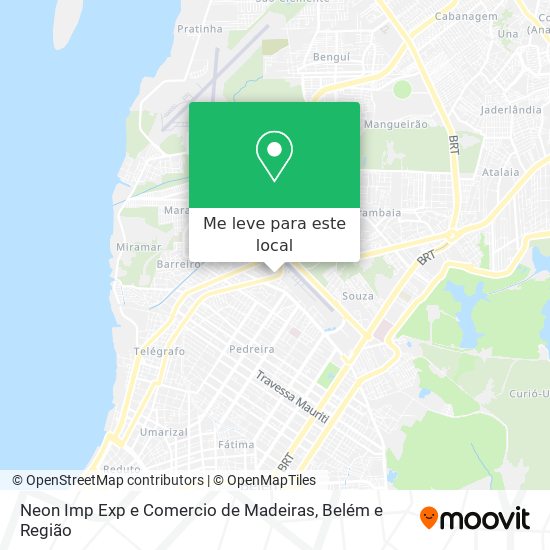 Neon Imp Exp e Comercio de Madeiras mapa