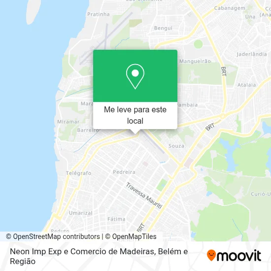 Neon Imp Exp e Comercio de Madeiras mapa