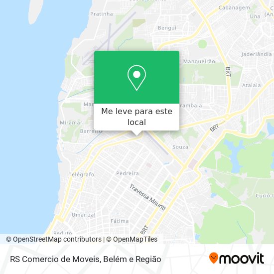 RS Comercio de Moveis mapa