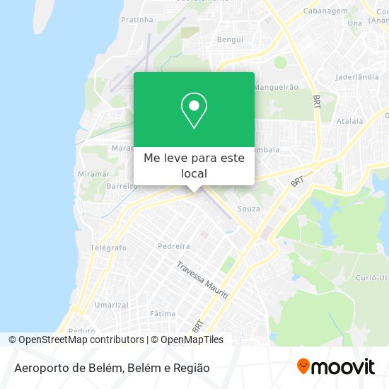 Aeroporto de Belém mapa