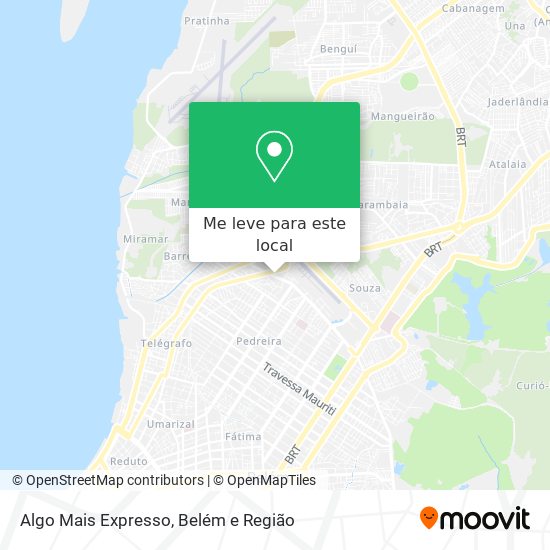 Algo Mais Expresso mapa