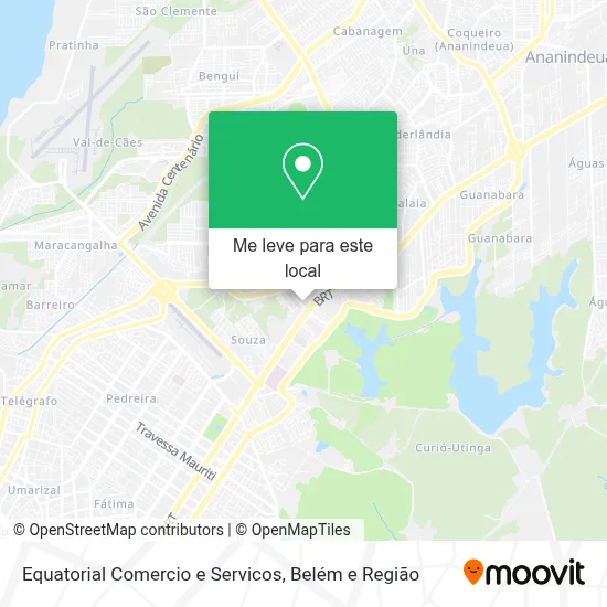 Equatorial Comercio e Servicos mapa