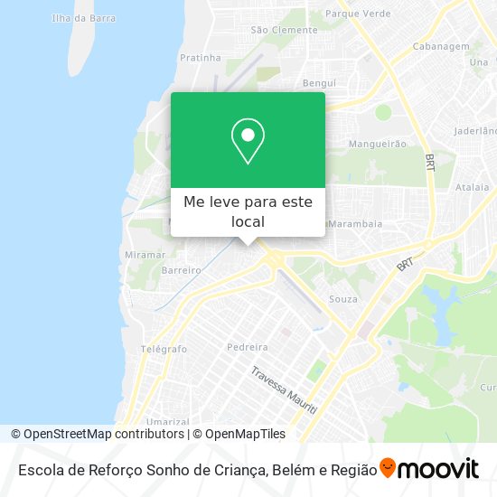 Escola de Reforço Sonho de Criança mapa