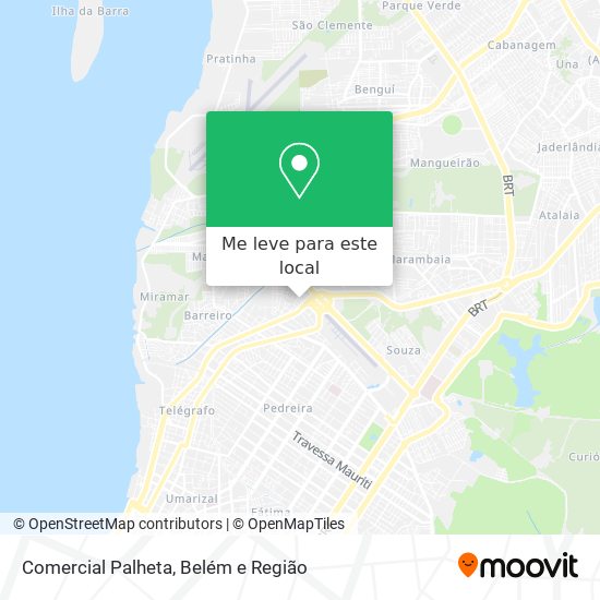 Comercial Palheta mapa