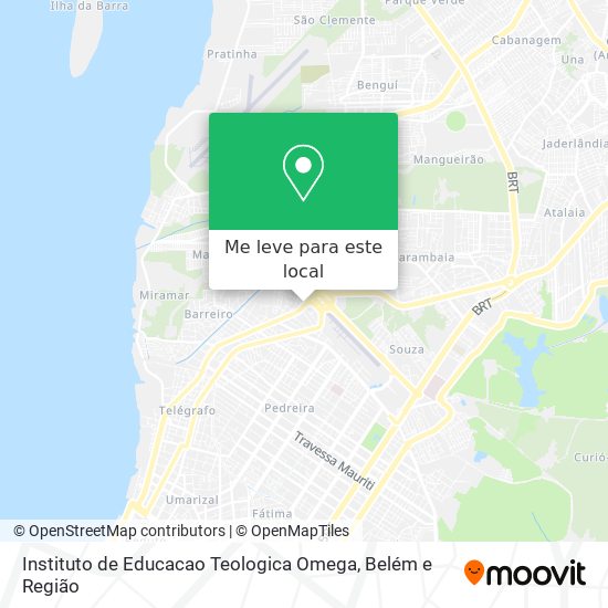 Instituto de Educacao Teologica Omega mapa