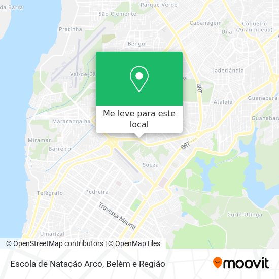 Escola de Natação Arco mapa