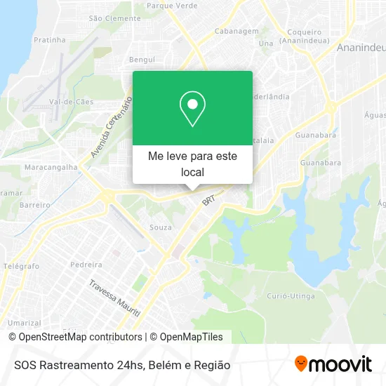 SOS Rastreamento 24hs mapa