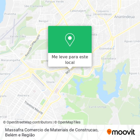 Massafra Comercio de Materiais de Construcao mapa
