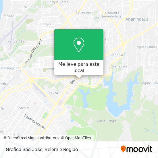 Gráfica São José mapa