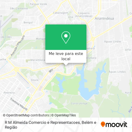 R M Almeida Comercio e Representacoes mapa