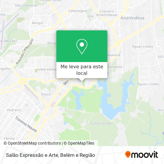 Salão Expressão e Arte mapa