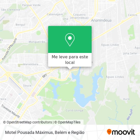 Motel Pousada Máximus mapa