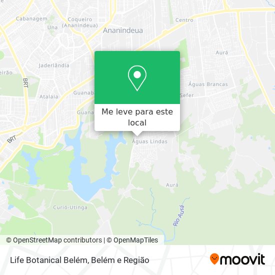 Life Botanical Belém mapa