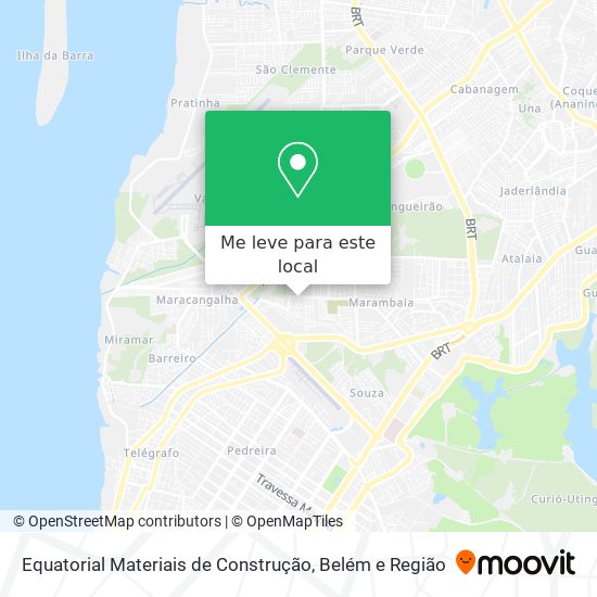 Equatorial Materiais de Construção mapa