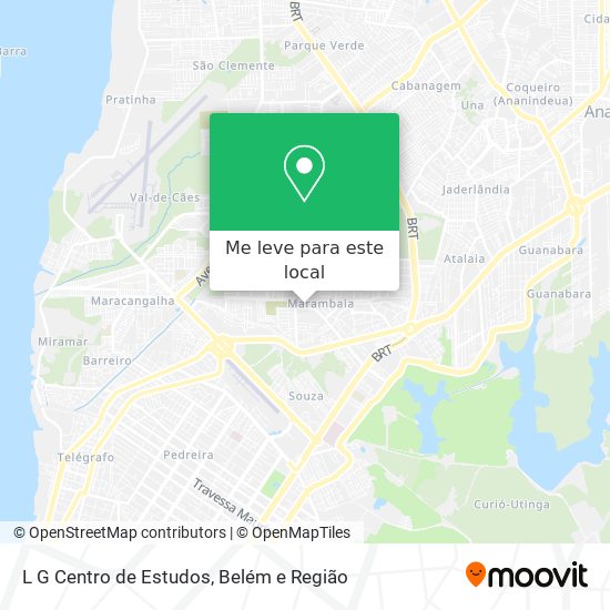 L G Centro de Estudos mapa