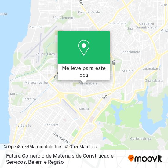 Futura Comercio de Materiais de Construcao e Servicos mapa