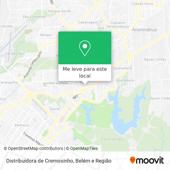 Distribuidora de Cremosinho mapa