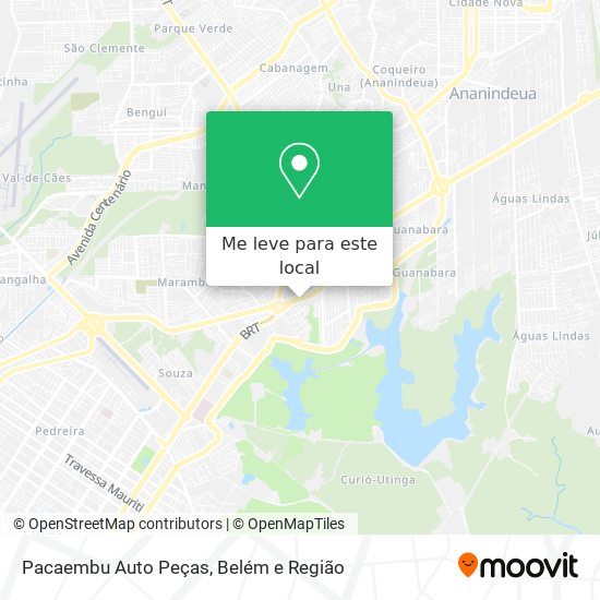 Pacaembu Auto Peças mapa