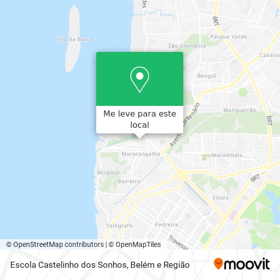 Escola Castelinho dos Sonhos mapa