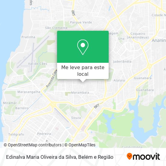 Edinalva Maria Oliveira da Silva mapa
