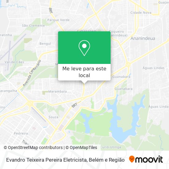 Evandro Teixeira Pereira Eletricista mapa