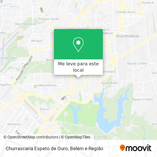 Churrascaria Espeto de Ouro mapa