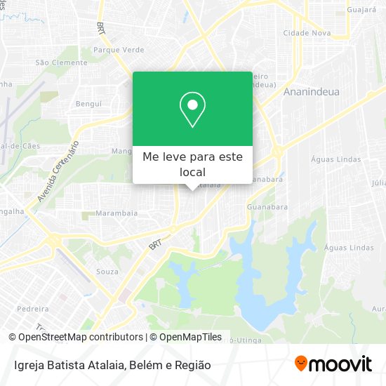 Igreja Batista Atalaia mapa