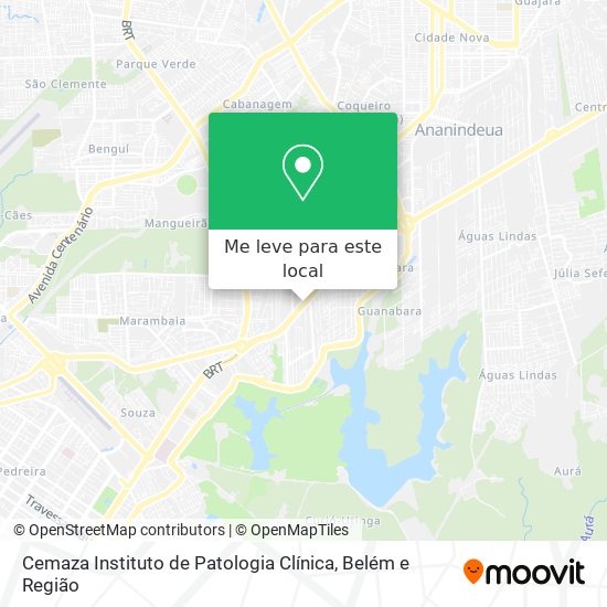 Cemaza Instituto de Patologia Clínica mapa