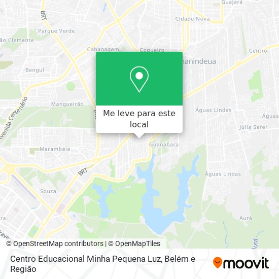 Centro Educacional Minha Pequena Luz mapa